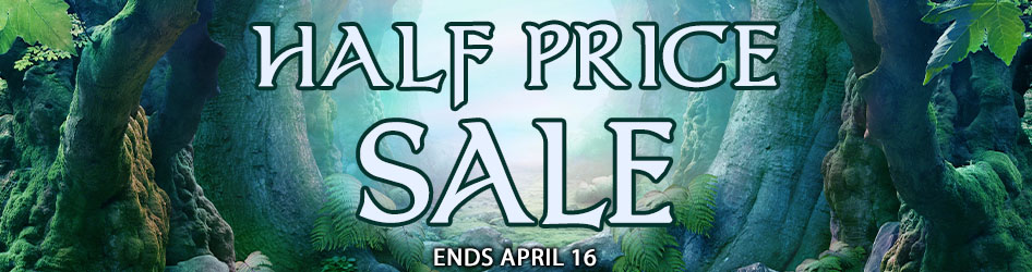 Half Price Sale on Every Order now through April 16!