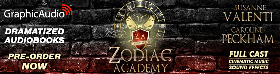 Pre-order Zodiac Academy 1: The Awakening by Caroline Peckham and Susanne Valenti at GraphicAudio!